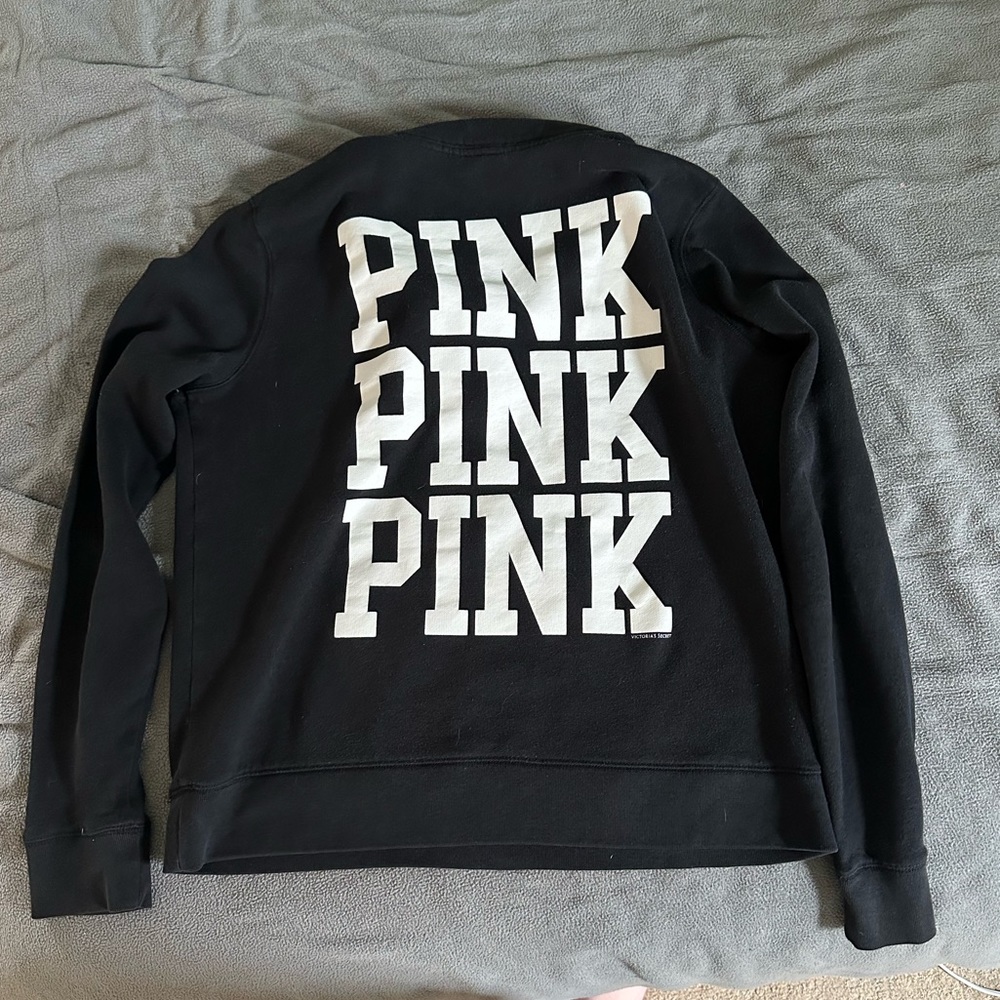 Quarter zip sweatshirt from PINK, size medium